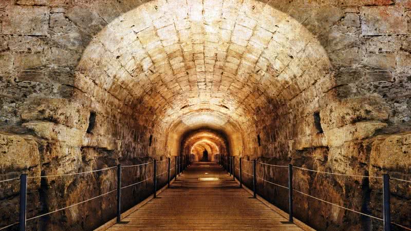 O incrível túnel dos cavaleiros templários, uma das maiores descobertas sobre a ordem medieval - Divulgação