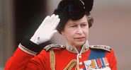 Elizabeth durante uma das cerimonias do Trooping the Colour - Getty Images