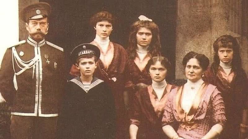 A última família imperial russa, os Romanov - Domínio Público