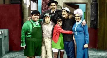 Elenco do seriado Chaves reunido - Divulgação / Televisa