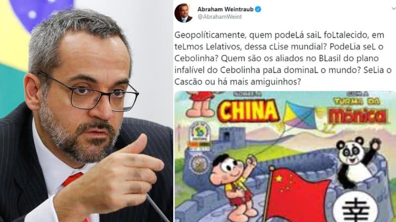 Weintraub usa gibi da Turma da Mônica para ironizar China - Divulgação