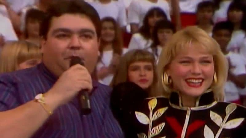 Faustão e Xuxa Meneghel - Reprodução