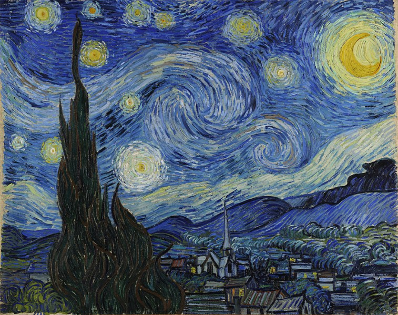 'A Noite Estrelada', de Vincent van Gogh