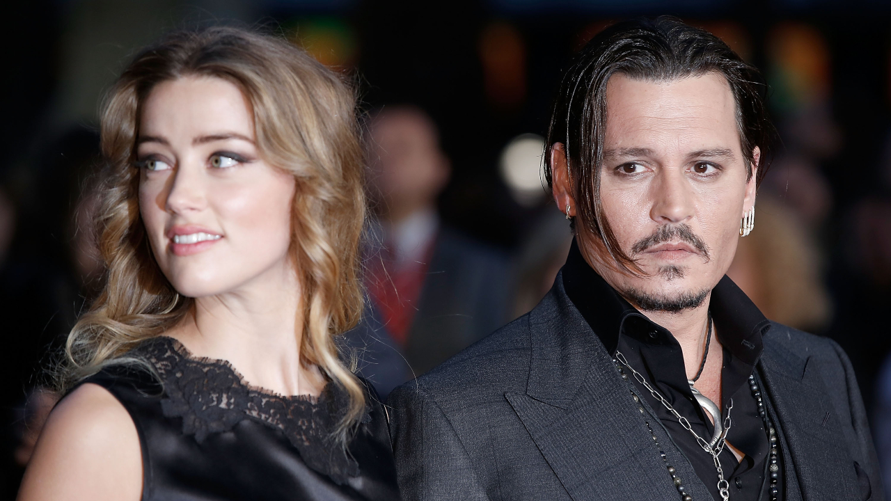 Fotografia de 2015 de Amber Heard e Johnny Depp, enquanto ainda casados