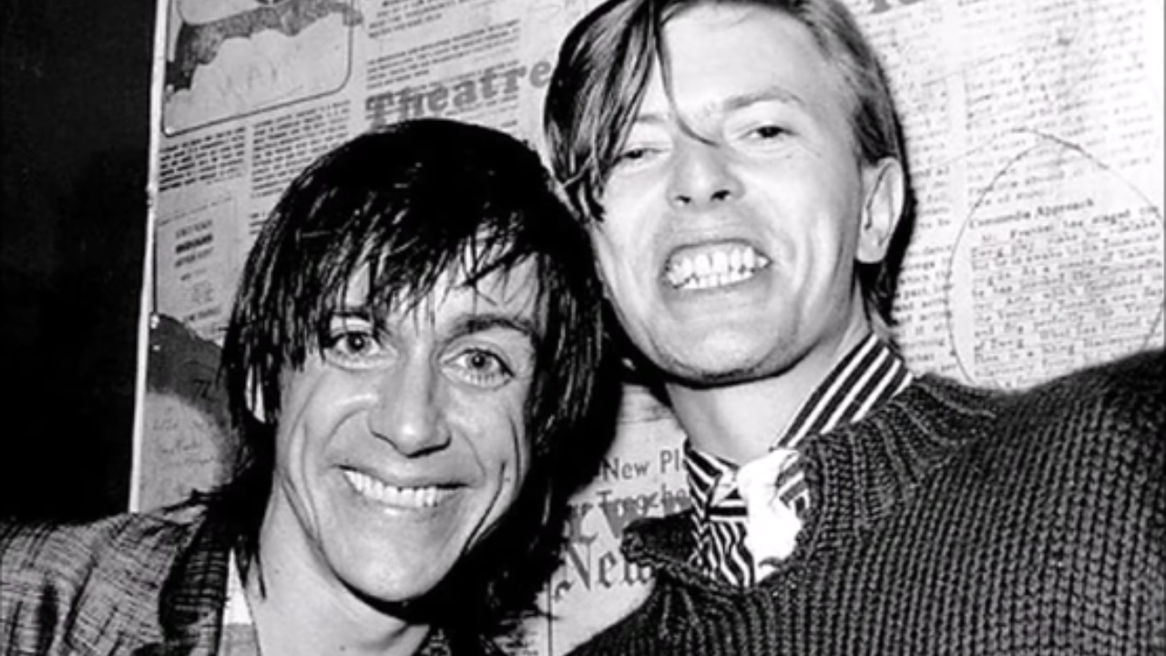 Fotografia de David Bowie e Iggy Pop