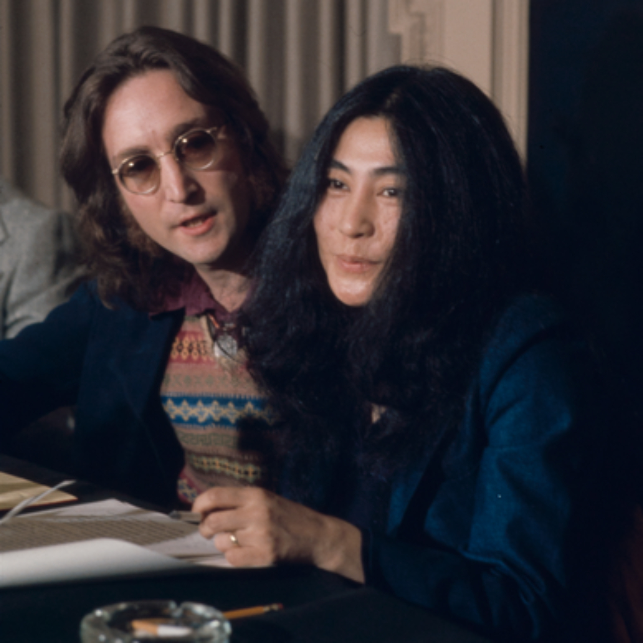 Fotografia de 1973 de John Lennon e Yoko Ono