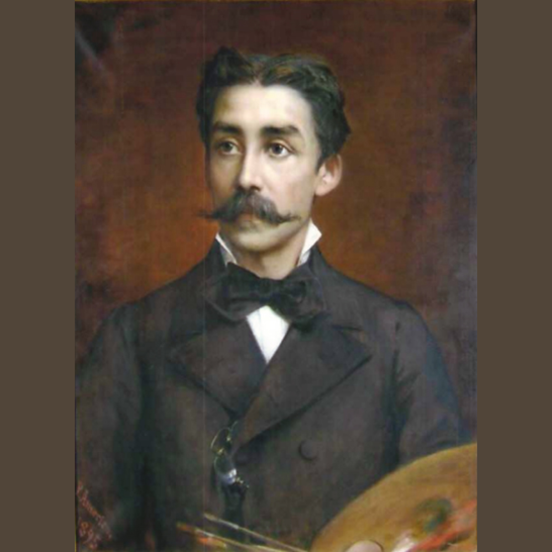 Autorretrato de 1895 de Pedro Américo