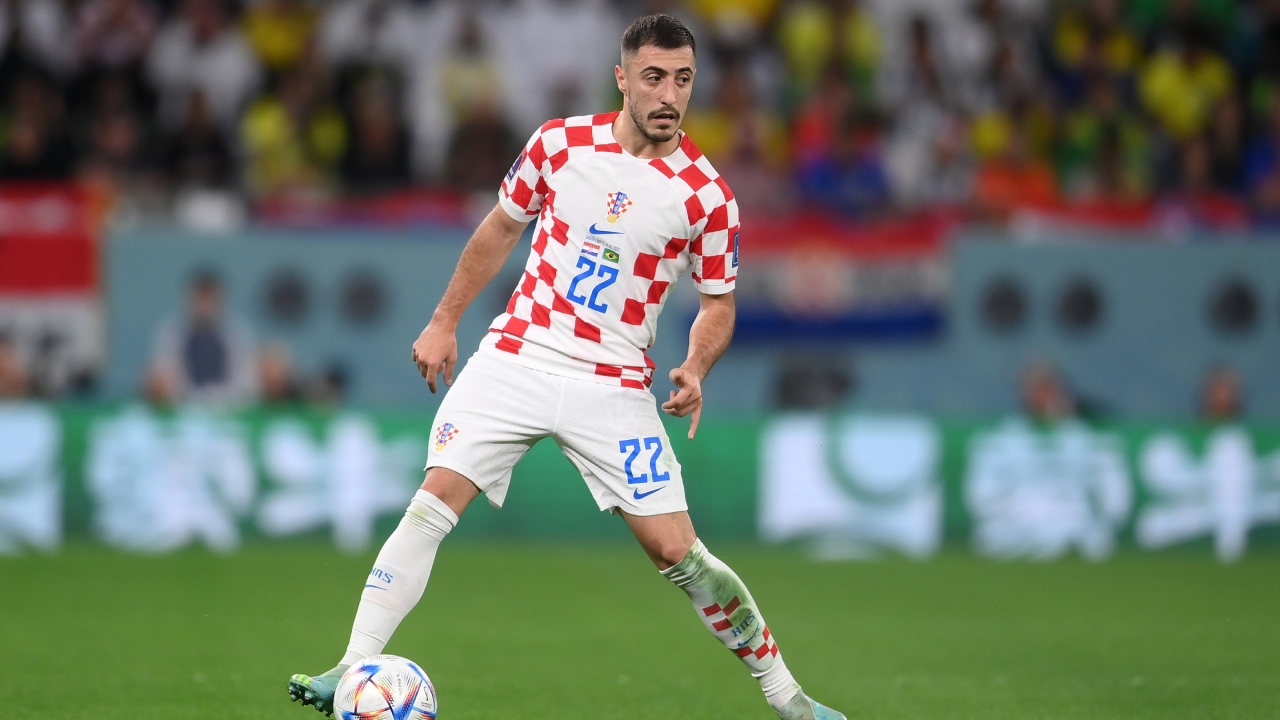 Lateral direito Josip Juranovic na Copa do Mundo. Foto: GettyImages