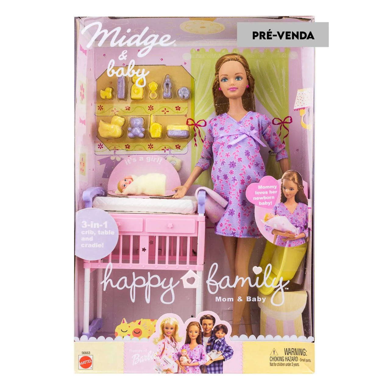 Boneca Midge da coleção 'Happy Family'