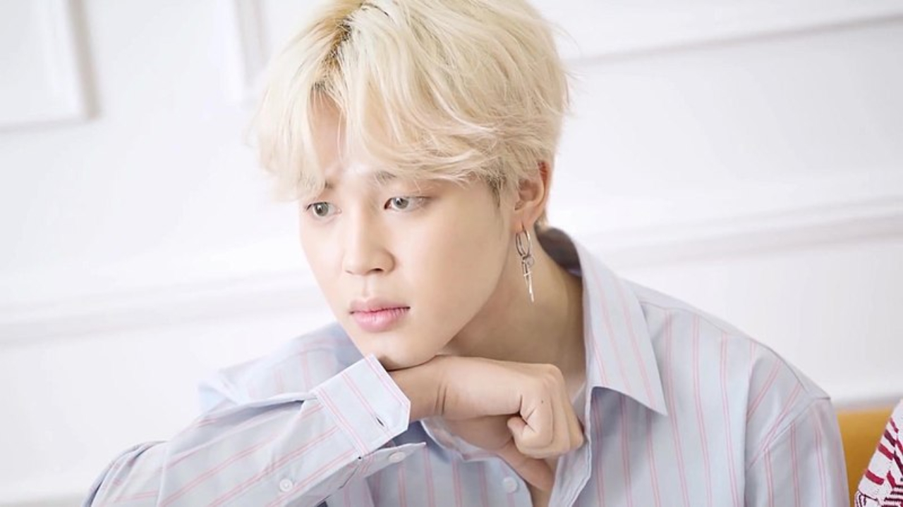 Jimin Park, um dos integrantes da banda sul-coreana de k-pop, BTS