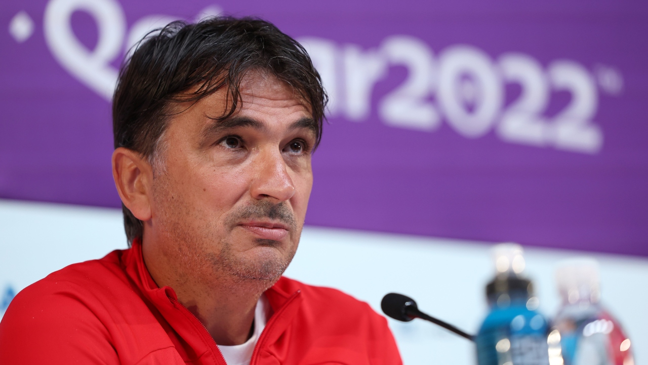 Técnico da Croácia Zlatko Dalic em entrevista coletiva. Foto: GettyImages