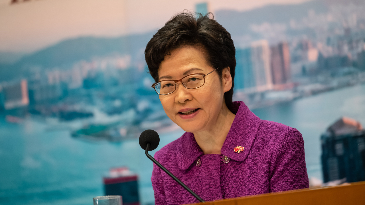 Carrie Lam, atual Chefe do Executivo de Hong Kong