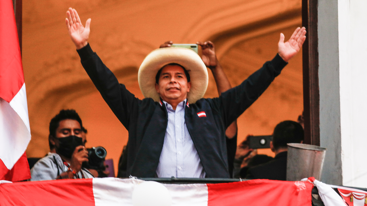 Pedro Castillo, atual presidente do Peru