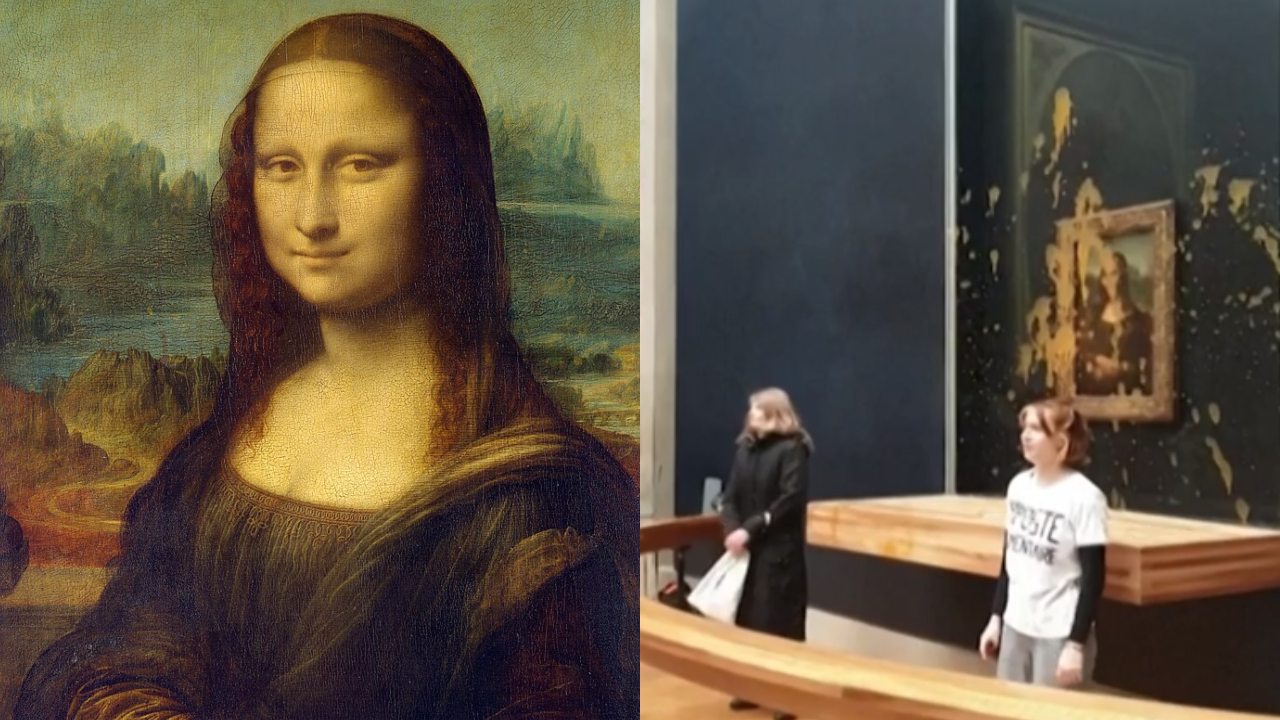 Mona Lisa: Ativistas atiram sopa na obra de Leonardo da Vinci