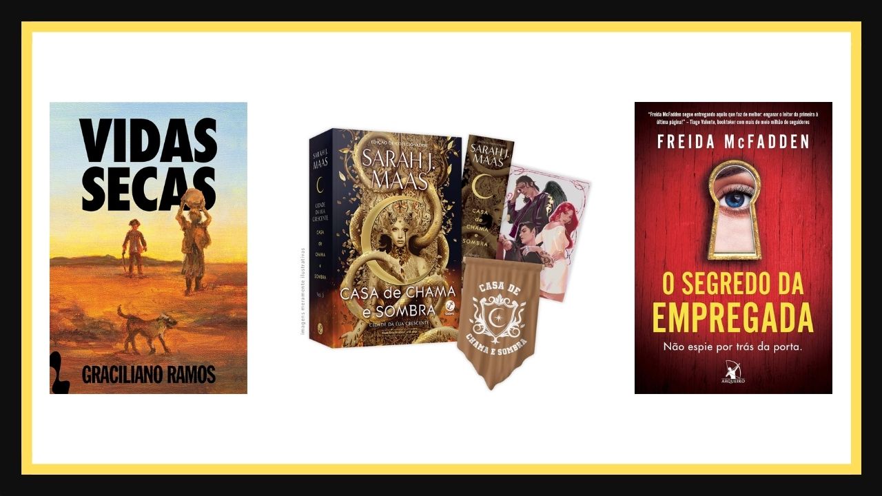 Confira os 10 lançamentos literários mais vendidos do momento na Amazon