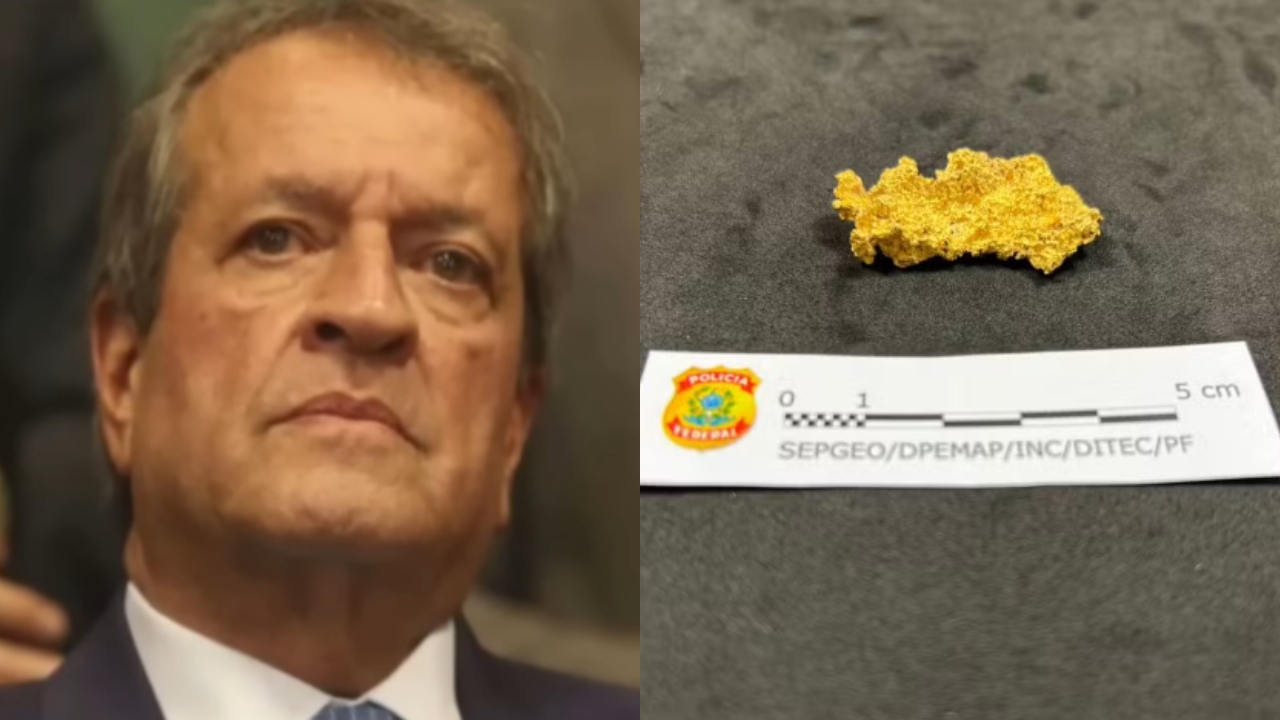 Pepita de ouro apreendida com Valdemar Costa Neto é de origem do garimpo