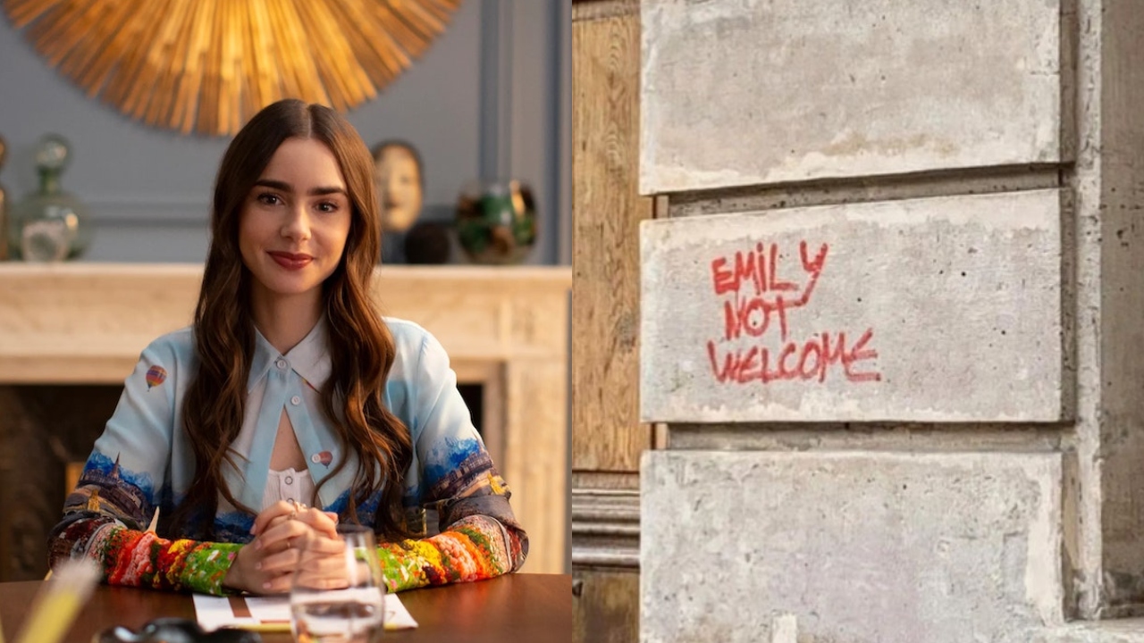Franceses vandalizam locações de Emily em Paris: ‘Não é bem-vinda’