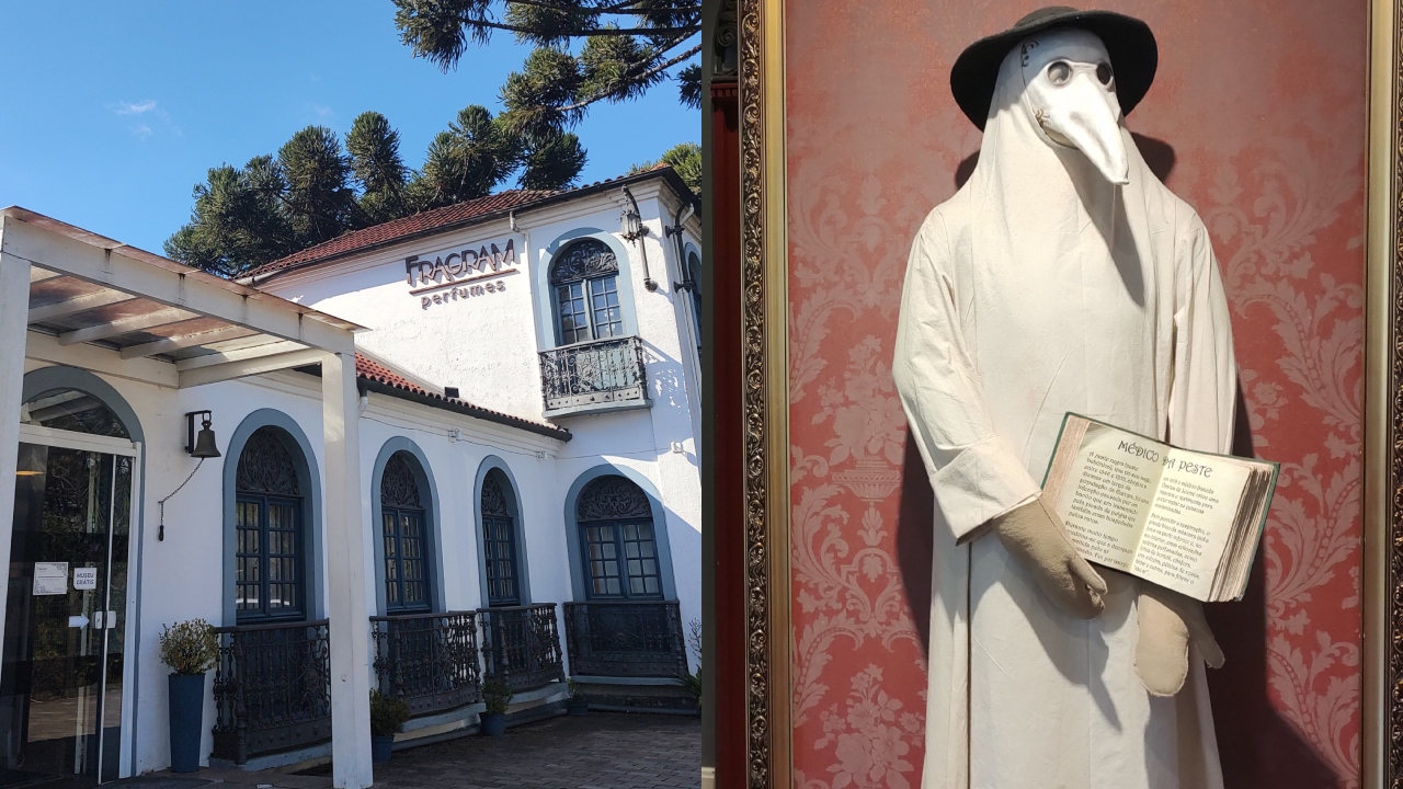 De Cleópatra a Peste Negra: O que você encontra no museu do perfume em Gramado