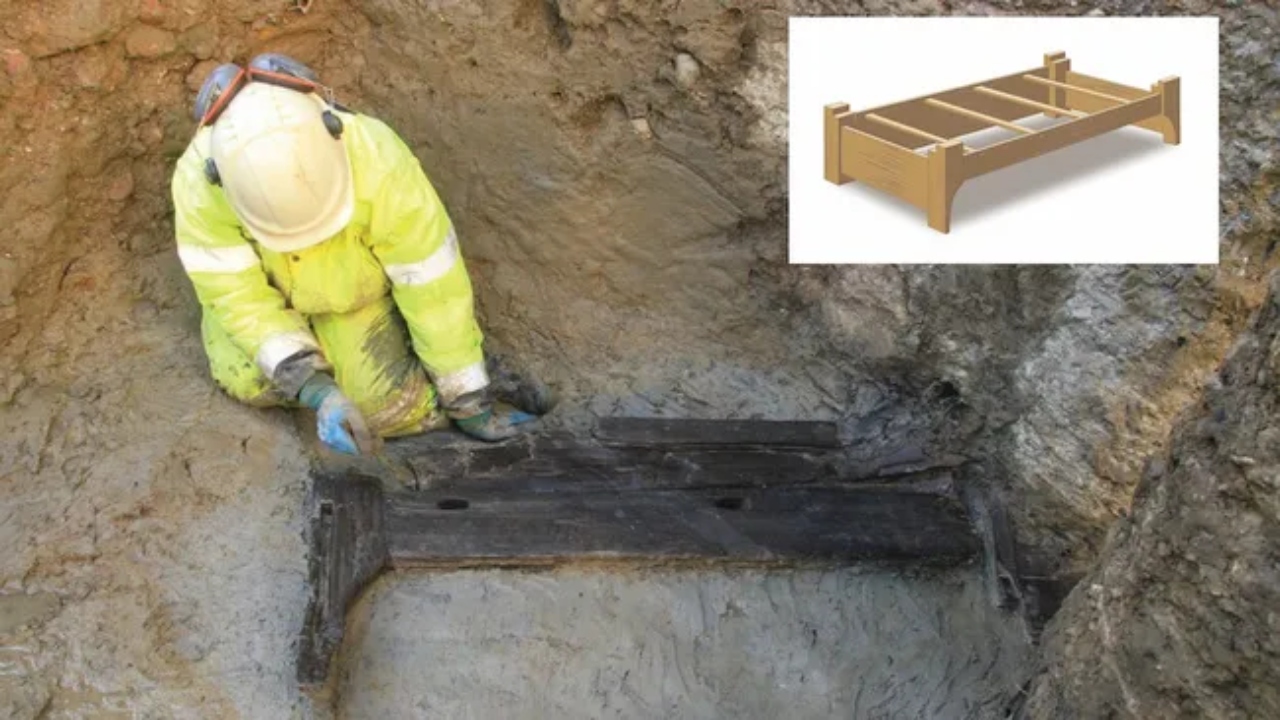 ‘Enterro de cama’ romano completo que revela costume medieval é encontrado