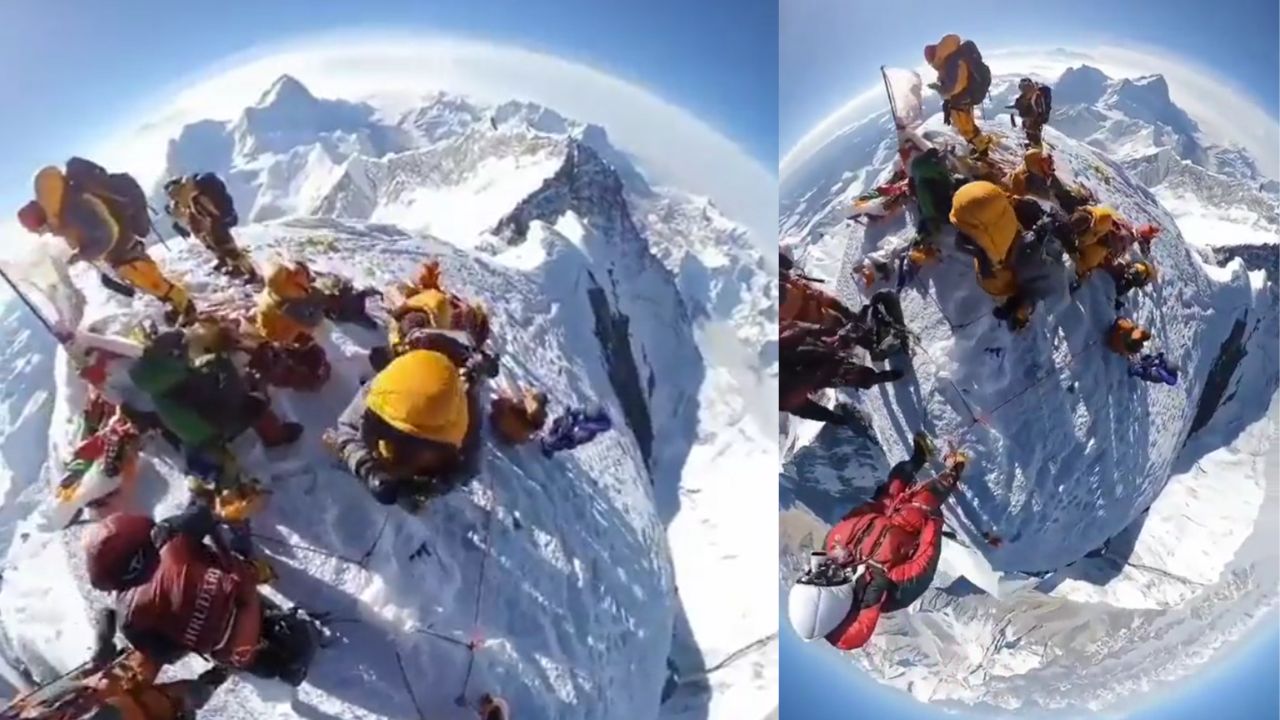 Incrível vídeo 360° gravado no topo do Monte Everest viraliza nas redes