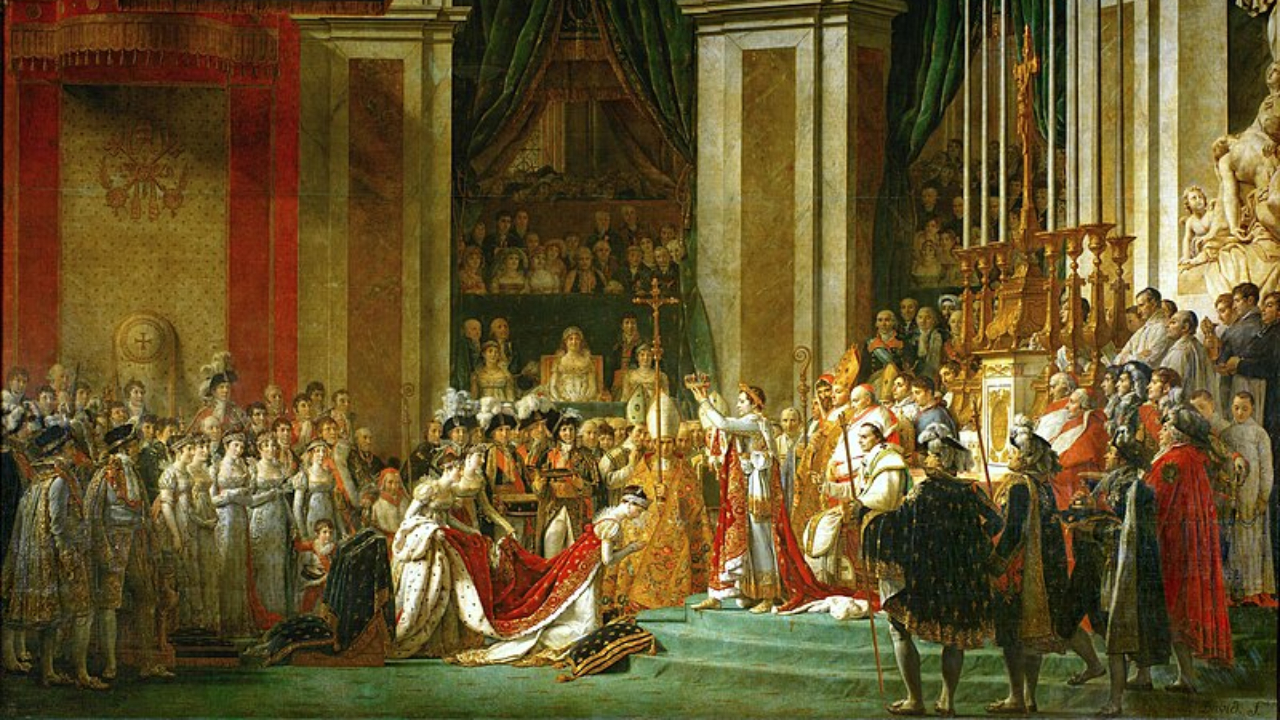 Veja quem são as pessoas escondidas em ”A Coroação de Napoleão’