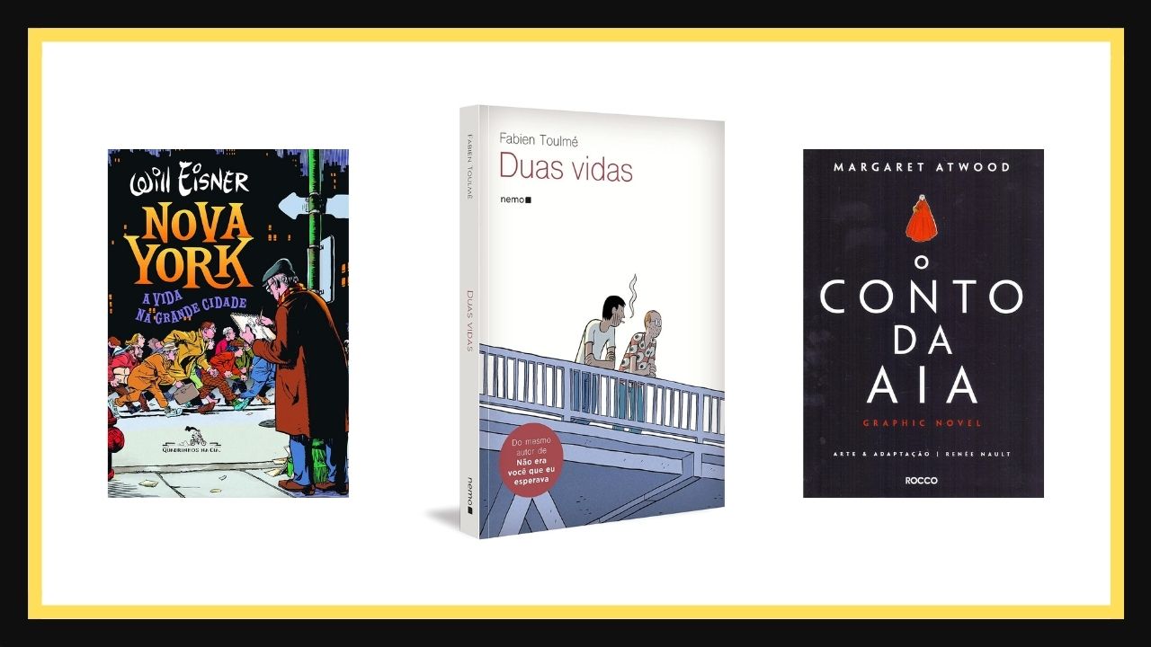 “O Conto da Aia”, “Heartstopper” e mais: 8 livros que não podem faltar na sua hora da leitura