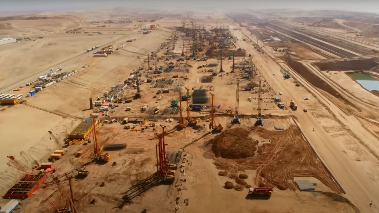 The Line: Começa construção da cidade futurista no deserto da Arábia Saudita