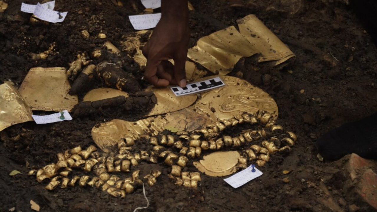 Impressionante tumba rica em ouro é descoberta no Panamá