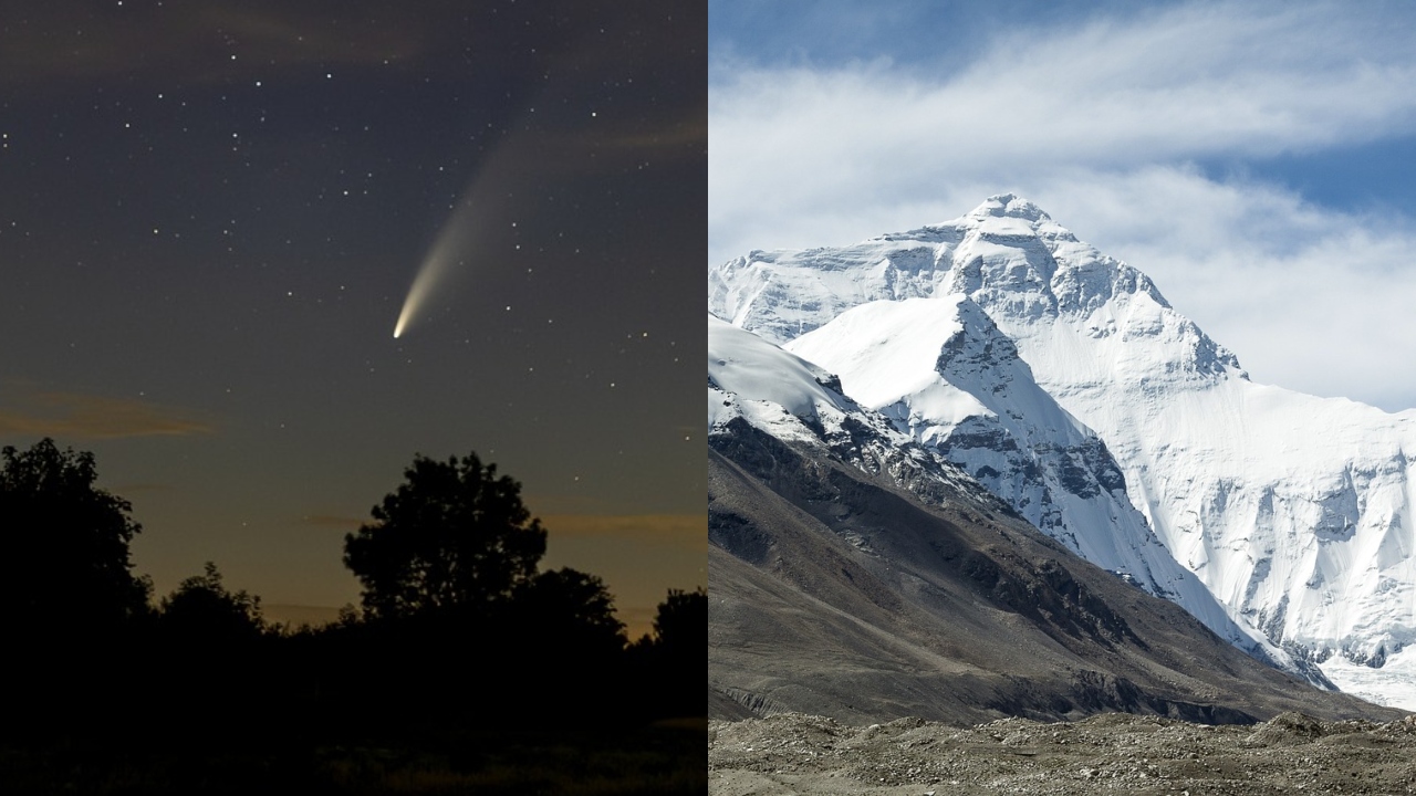 Cometa considerado ‘maior que o Everest’ se tornará visível a olho nu
