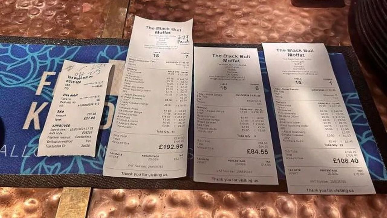Escócia: Grupo é escoltado de volta a restaurante após se recusar a pagar conta