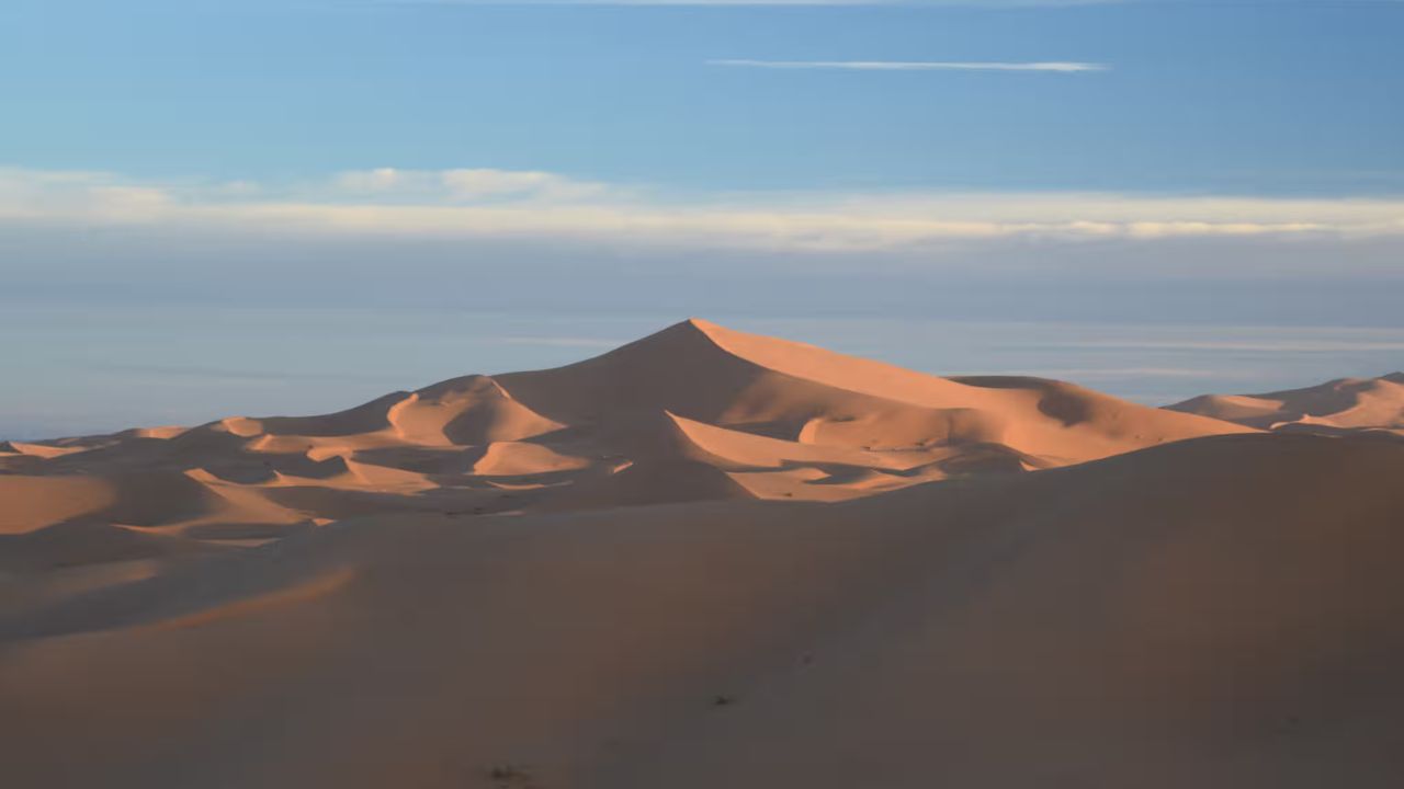 Cientistas descobrem idade impressionante de duna no deserto de Marrocos