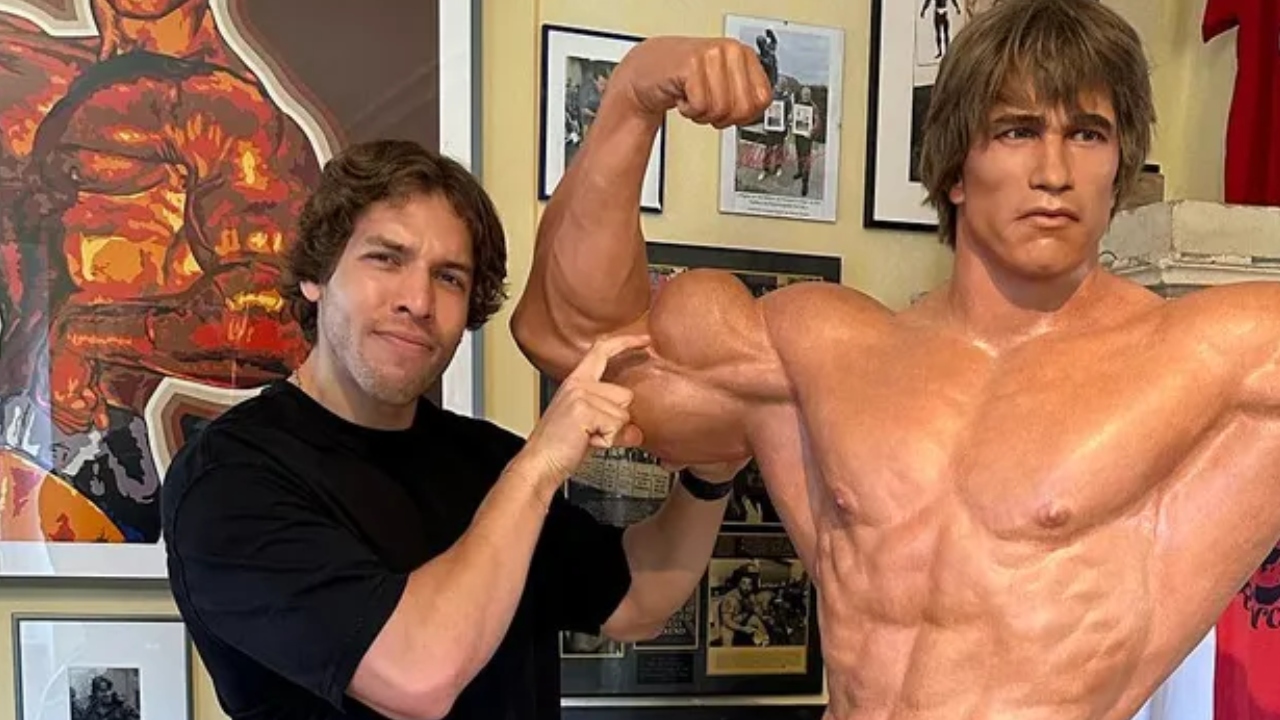Filho de Arnold Schwarzenegger impressiona internautas por semelhança com o pai