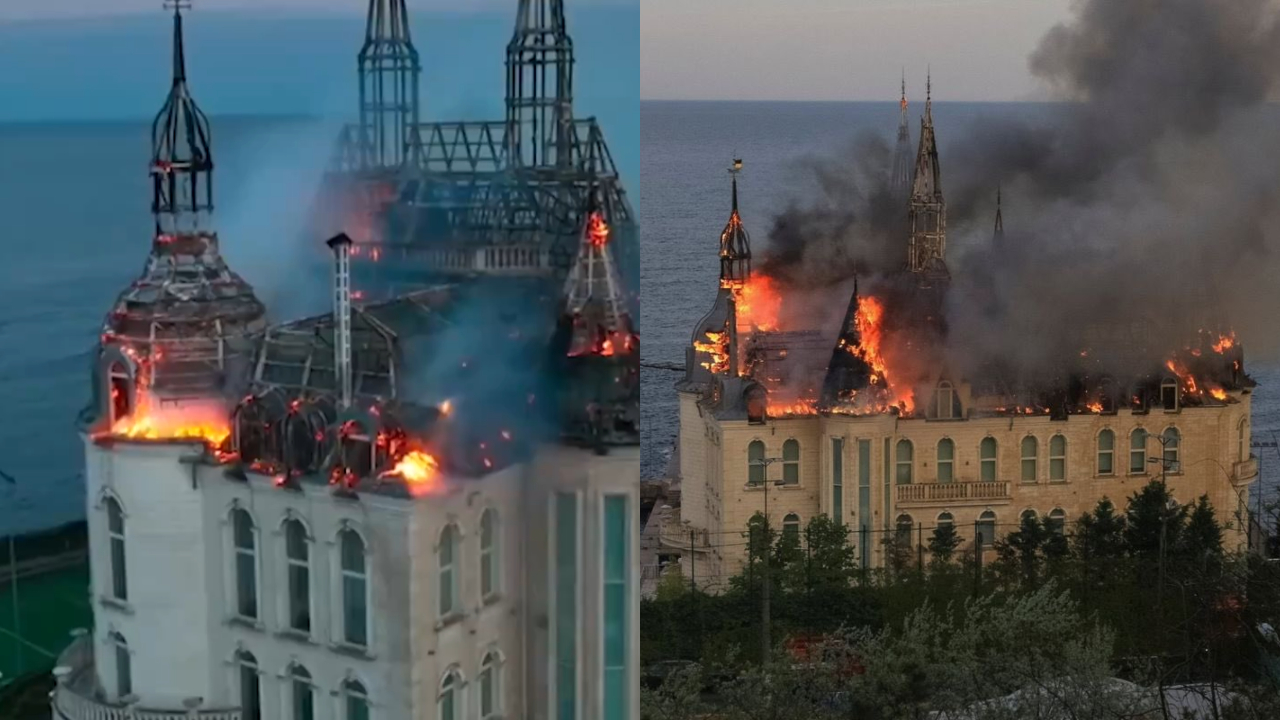 ‘Castelo do Harry Potter’ na Ucrânia é destruído após bombardeio russo