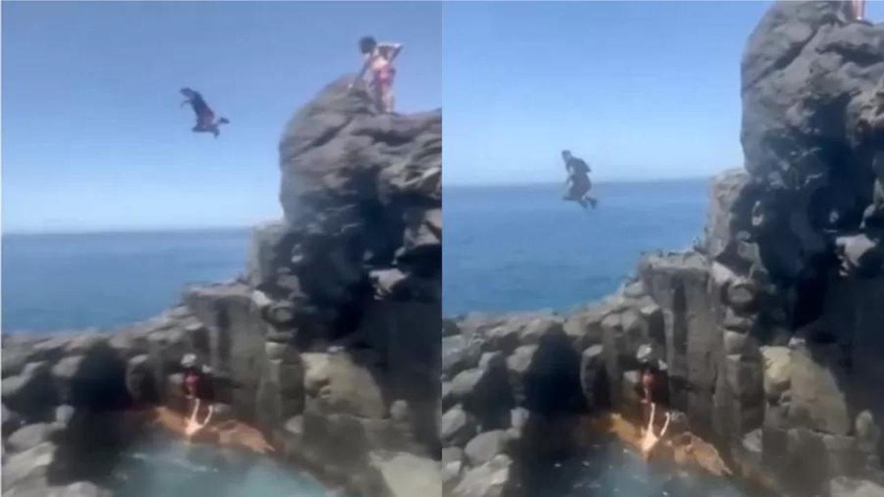 Britânico erra salto e se choca contra rochas nas Ilhas Canárias