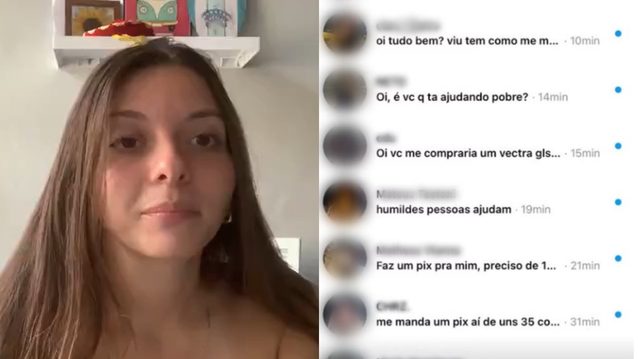 Universitária é confundida com bilionária e viraliza com pedidos: ‘Manda PIX’