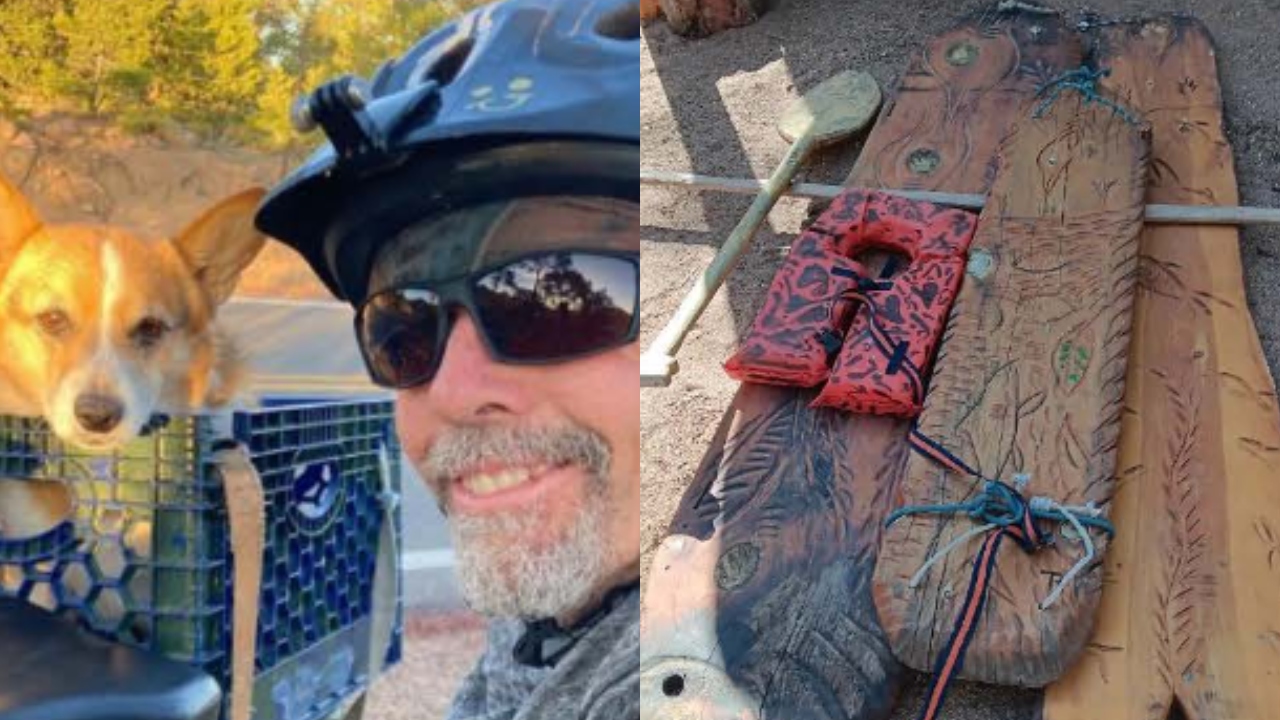 EUA: Homem e cão embarcam em jangada caseira e desaparecem no Grand Canyon