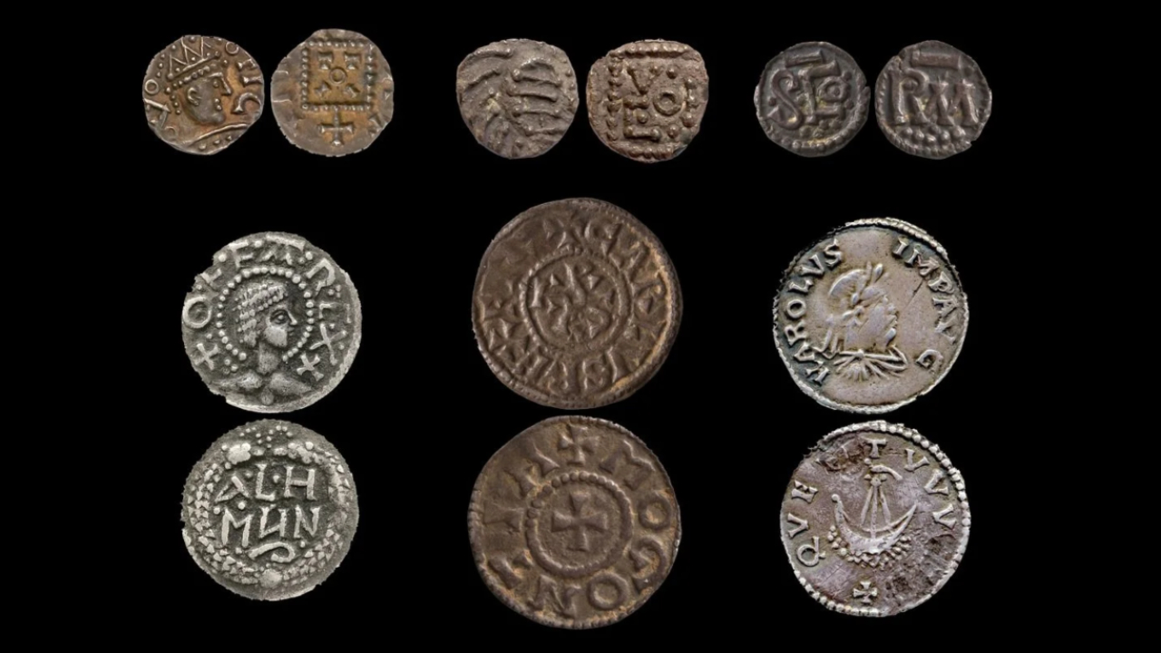 Moedas de prata revelam conexões nos séculos 7 e 8