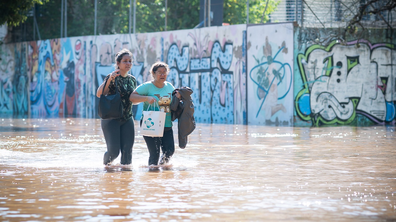 Segundo estudo, mudança climática tornou chuvas no RS mais intensas