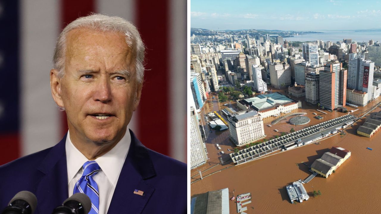 Joe Biden se pronuncia sobre Rio Grande do Sul: ‘Ao lado do Brasil’