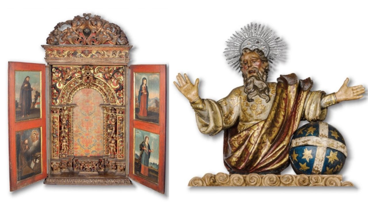 De quadros a capacete de D. Pedro I: Coleção de arte sacra e acervo da história do Brasil vão a leilão