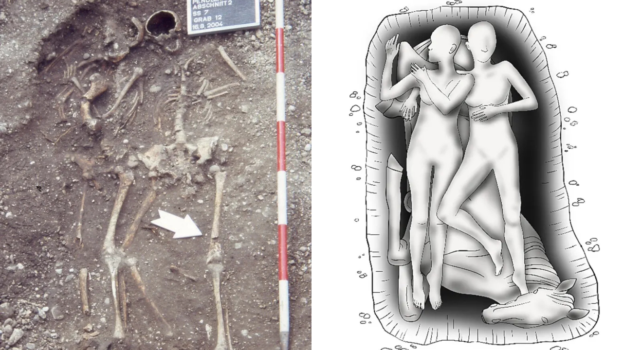 Não era um casal: A verdadeira história dos esqueletos encontrados ‘abraçados’