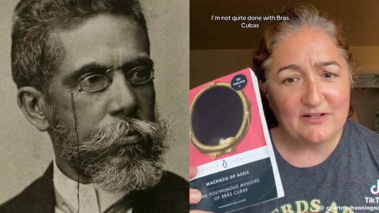 Influencer dos EUA descobre Machado de Assis e viraliza: ‘Nada vai se comparar a isso’