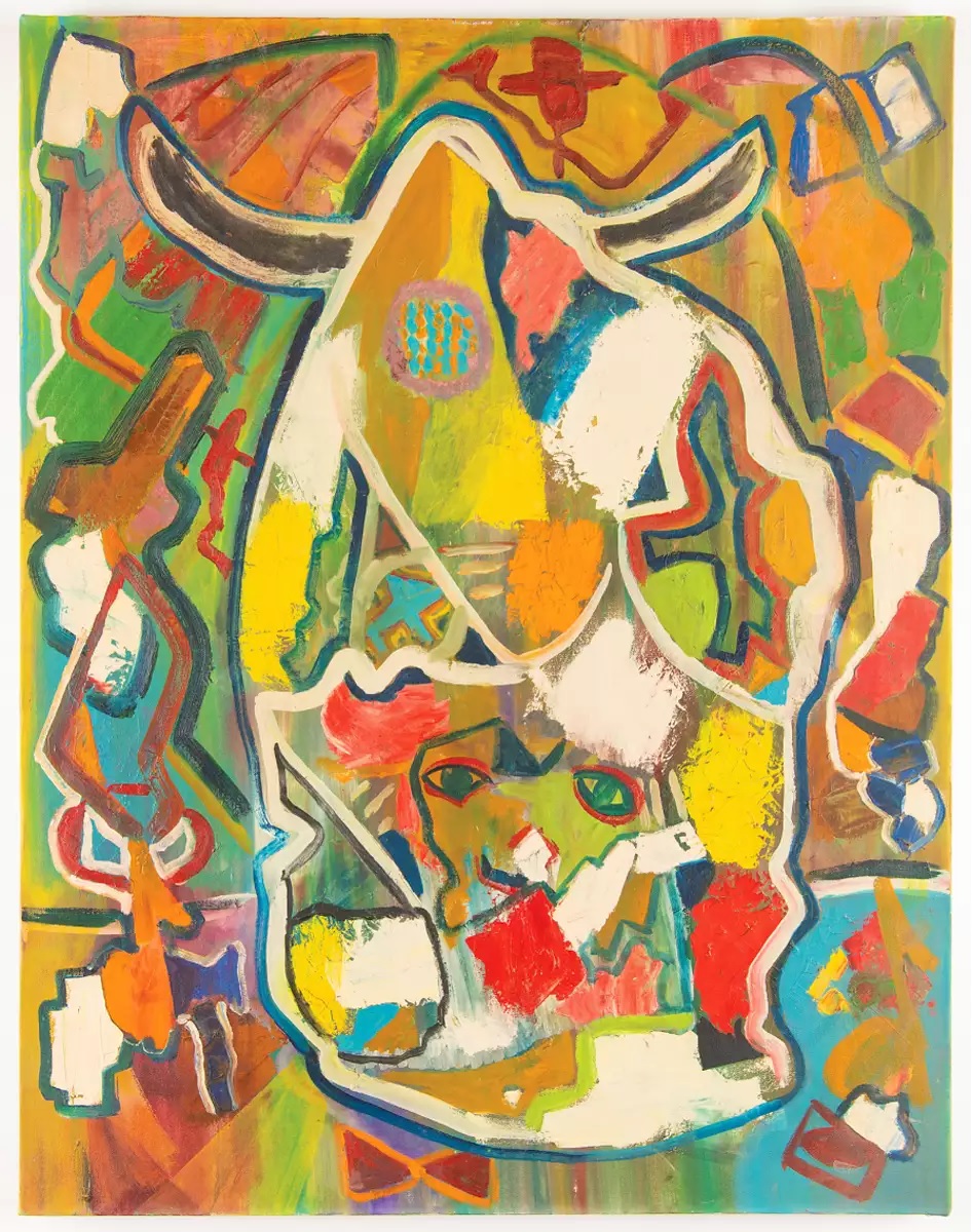 油絵原画　Bob Dylan Rara pintura feita por Bob Dylan em 1968 é leiloada por 1 milhão