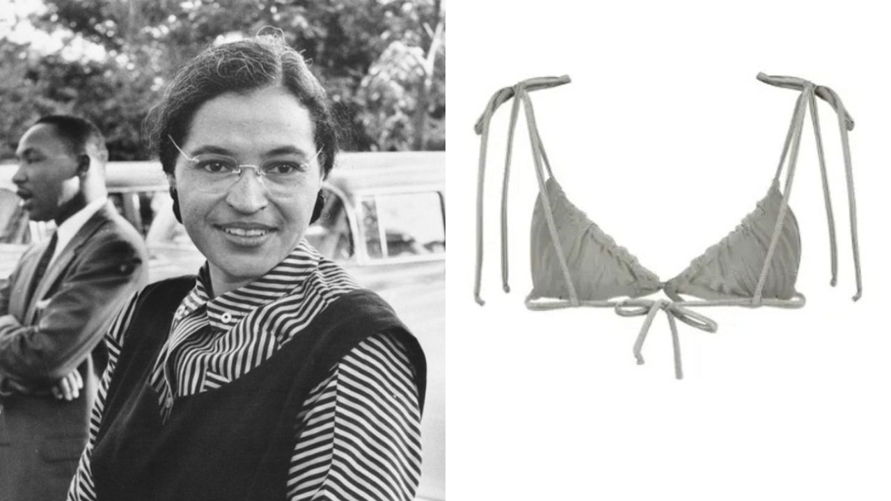 Biquíni inspirado em Rosa Parks gera polêmica: ‘Desrespeitoso’