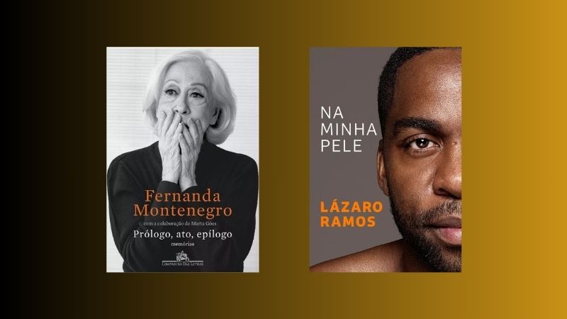 Confira 6 livros escritos por renomados artistas da TV e do teatro