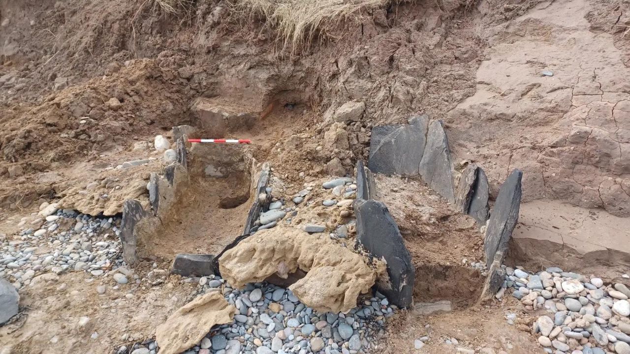 Homem que passeava com cão realiza descoberta surpreendente em praia britânica