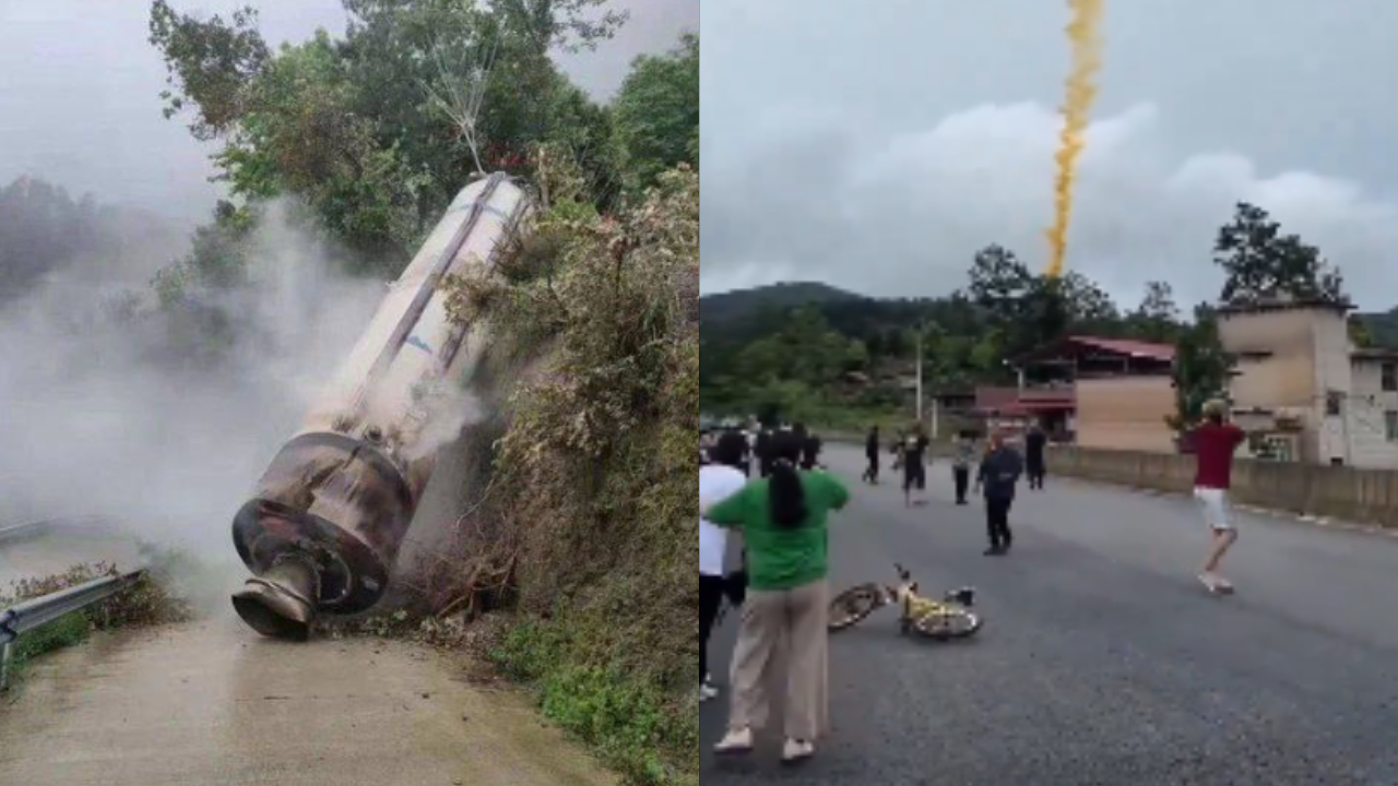 China: Destroços de foguete caem sobre vila e aterrorizam moradores