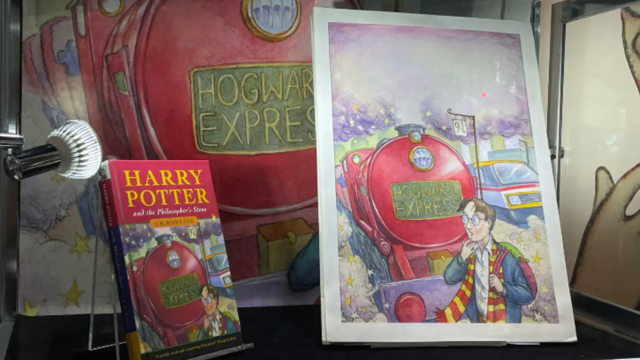 Harry Potter: Desenho original da capa é leiloado por US$ 2 milhões