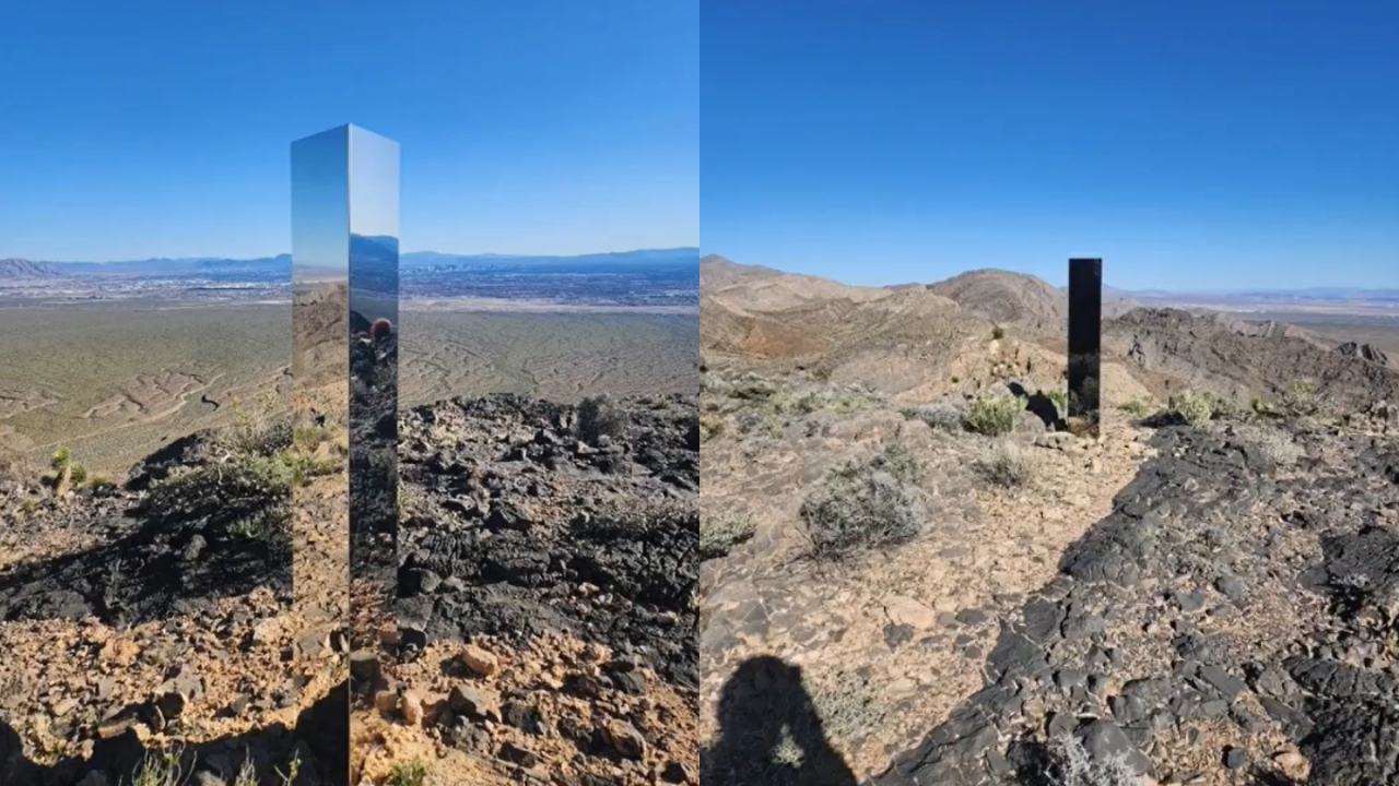 EUA: Monólito misterioso é avistado em deserto perto de Las Vegas