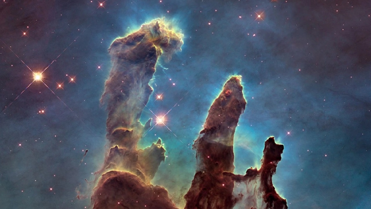 NASA recria em 3D os icônicos ‘Pilares da Criação’